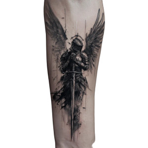 Guardian Warrior Tattoo Vinyl Car Decal Sticker – Waterproof & UV-Resistant 3.4133333333333336" Guardian Warrior Tattoo Vinyl Car Decal Sticker – Waterproof & UV-Resistant 3.4133333333333336"