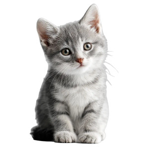 Gray Kitten V2 Vinyl Car Decal Sticker – Waterproof & UV-Resistant 3.4133333333333336" Gray Kitten V2 Vinyl Car Decal Sticker – Waterproof & UV-Resistant 3.4133333333333336"