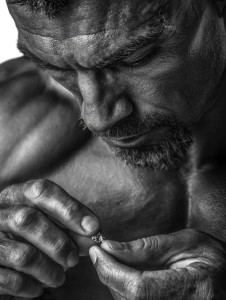 Rugged Bodybuilder Focused Vinyl Car Decal Sticker – Waterproof & UV-Resistant 8.213333333333333"