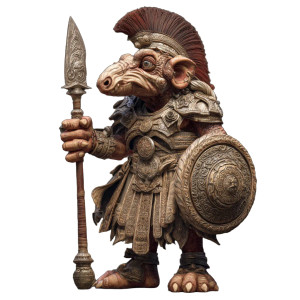 Ancient Cyclops Warrior Vinyl Car Decal Sticker – Waterproof & UV-Resistant 3.4133333333333336"