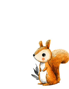 Whimsical Squirrel Illustration V2 Vinyl Car Decal Sticker – Waterproof & UV-Resistant 4.16" Whimsical Squirrel Illustration V2 Vinyl Car Decal Sticker – Waterproof & UV-Resistant 4.16"