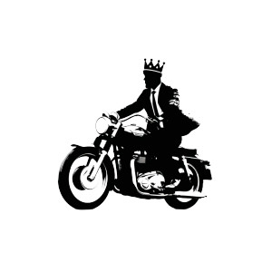 Motorcycle King Vinyl Car Decal Sticker – Waterproof & UV-Resistant 3.4133333333333336" Motorcycle King Vinyl Car Decal Sticker – Waterproof & UV-Resistant 3.4133333333333336"