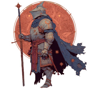 Star Knight Vinyl Car Decal Sticker – Waterproof & UV-Resistant 6.826666666666667"