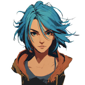 Blue-Haired Anime Vinyl Car Decal Sticker – Waterproof & UV-Resistant 3.4133333333333336" Blue-Haired Anime Vinyl Car Decal Sticker – Waterproof & UV-Resistant 3.4133333333333336"