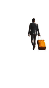 Man At Airport V3 Vinyl Car Decal Sticker – Waterproof & UV-Resistant 9.706666666666667"