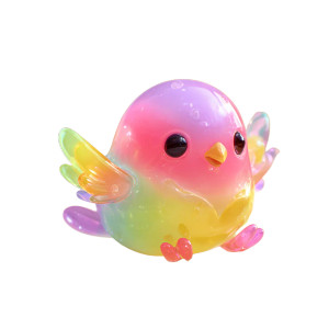 Magical Jelly Bird Vinyl Car Decal Sticker – Waterproof & UV-Resistant 3.4133333333333336"