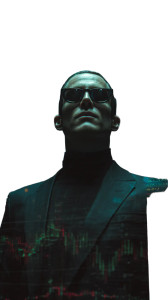 Futuristic Crypto Trader Vinyl Car Decal Sticker – Waterproof & UV-Resistant 9.706666666666667"