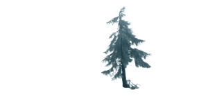 Lonely Spruce Vinyl Car Decal Sticker – Waterproof & UV-Resistant 5.12"