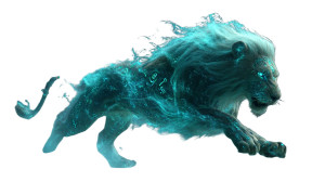 Spectral Energy Lion Vinyl Car Decal Sticker – Waterproof & UV-Resistant 5.4