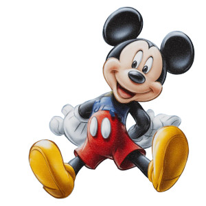 Happy Birthday Mickey Vinyl Car Decal Sticker – Waterproof & UV-Resistant 3.4133333333333336"