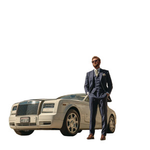 Billionaire Lifestyle Vinyl Car Decal Sticker – Waterproof & UV-Resistant 3.4133333333333336"