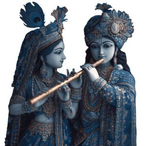 Radha Krishna Vinyl Car Decal Sticker – Waterproof & UV-Resistant 3.4133333333333336"