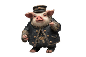 Military Pig V2 Vinyl Car Decal Sticker – Waterproof & UV-Resistant 2.986666666666667"