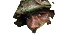 Arab Soldier Camouflage Vinyl Car Decal Sticker – Waterproof & UV-Resistant 5.4