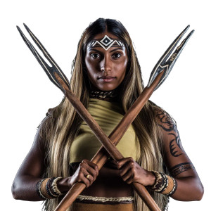 Tribal Warrior Women V2 Vinyl Car Decal Sticker – Waterproof & UV-Resistant 6.826666666666667"