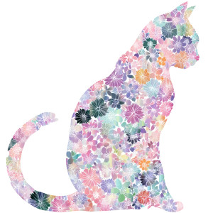 Fairy Cat Silhouette Vinyl Car Decal Sticker – Waterproof & UV-Resistant 3.4133333333333336"