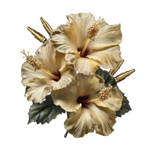 Golden Hibiscus Bloom Vinyl Car Decal Sticker – Waterproof & UV-Resistant 3.4133333333333336" Golden Hibiscus Bloom Vinyl Car Decal Sticker – Waterproof & UV-Resistant 3.4133333333333336"