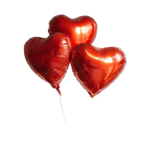 Red Heart Balloons Vinyl Car Decal Sticker – Waterproof & UV-Resistant 3.4133333333333336" Red Heart Balloons Vinyl Car Decal Sticker – Waterproof & UV-Resistant 3.4133333333333336"