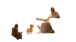 Divine Throne Scene V4 Vinyl Car Decal Sticker – Waterproof & UV-Resistant 2.72"