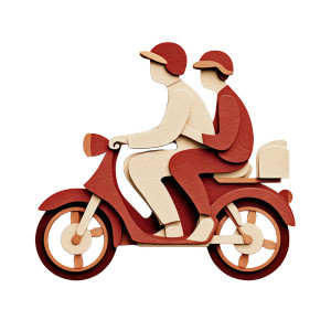 Wooden Motorcycle Sculpture Vinyl Car Decal Sticker – Waterproof & UV-Resistant 3.4133333333333336" Wooden Motorcycle Sculpture Vinyl Car Decal Sticker – Waterproof & UV-Resistant 3.4133333333333336"