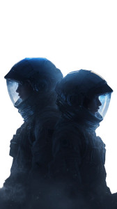 Futuristic Astronauts Duo V2 Vinyl Car Decal Sticker – Waterproof & UV-Resistant 4.8533333333333335" Futuristic Astronauts Duo V2 Vinyl Car Decal Sticker – Waterproof & UV-Resistant 4.8533333333333335"