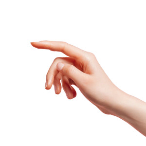 Delicate Hand Pose Vinyl Car Decal Sticker – Waterproof & UV-Resistant 6.826666666666667"