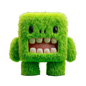 Green Starburst Monster Vinyl Car Decal Sticker – Waterproof & UV-Resistant 3.4133333333333336"