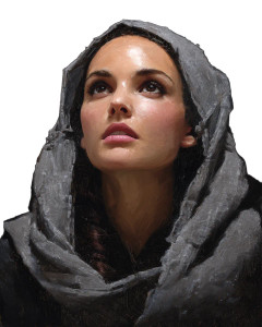 Grey Jedi Padme Vinyl Car Decal Sticker – Waterproof & UV-Resistant 8.0"