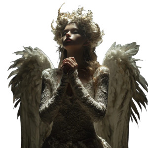 Angel V37 Vinyl Car Decal Sticker – Waterproof & UV-Resistant 3.4133333333333336"