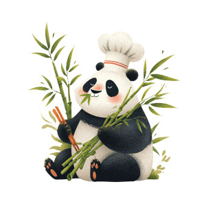 Chef Panda Eating Vinyl Car Decal Sticker – Waterproof & UV-Resistant 6.826666666666667" Chef Panda Eating Vinyl Car Decal Sticker – Waterproof & UV-Resistant 6.826666666666667"