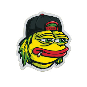 Pepe Frog Sticker V2 Vinyl Car Decal Sticker – Waterproof & UV-Resistant 3.4133333333333336" Pepe Frog Sticker V2 Vinyl Car Decal Sticker – Waterproof & UV-Resistant 3.4133333333333336"