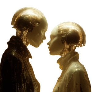 Futuristic Ais Talking Vinyl Car Decal Sticker – Waterproof & UV-Resistant 3.4133333333333336"