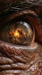 Warrior'S Gaze V2 Vinyl Car Decal Sticker – Waterproof & UV-Resistant 9.706666666666667"