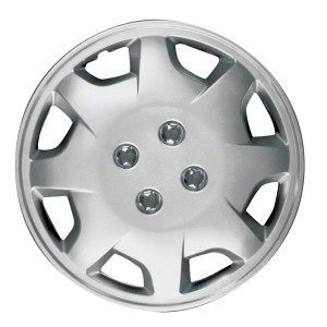 Enhance Your Wheels | 14 Inch 8 Spoke Wheel Covers | Silver Finish Enhance Your Wheels | 14 Inch 8 Spoke Wheel Covers | Silver Finish