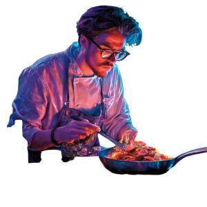 Young Chef Cooking V6 Vinyl Car Decal Sticker – Waterproof & UV-Resistant 3.4133333333333336"