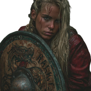 Viking Shield Maiden V3 Vinyl Car Decal Sticker – Waterproof & UV-Resistant 6.826666666666667" Viking Shield Maiden V3 Vinyl Car Decal Sticker – Waterproof & UV-Resistant 6.826666666666667"
