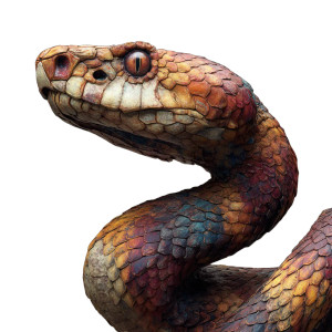 Hyperrealistic Snakes Vinyl Car Decal Sticker – Waterproof & UV-Resistant 3.4133333333333336" Hyperrealistic Snakes Vinyl Car Decal Sticker – Waterproof & UV-Resistant 3.4133333333333336"