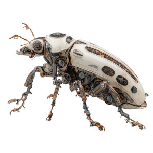 Robotic Bug Vinyl Car Decal Sticker – Waterproof & UV-Resistant 3.4133333333333336"
