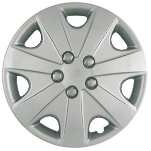 Enhance Your Accord's Style | Wheel Covers for 2003-2004 Honda Accord | Set Of 4 Silver 7 Spoke Covers