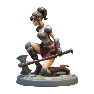 Victorious Axe Warrior Vinyl Car Decal Sticker – Waterproof & UV-Resistant 6.826666666666667"