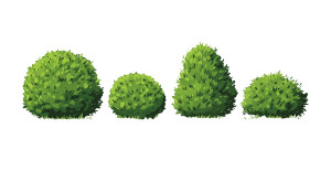Cartoon Bushes Vinyl Car Decal Sticker – Waterproof & UV-Resistant 2.6133333333333333" Cartoon Bushes Vinyl Car Decal Sticker – Waterproof & UV-Resistant 2.6133333333333333"