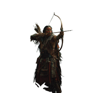Guarani Shamanic Hunter Vinyl Car Decal Sticker – Waterproof & UV-Resistant 3.4133333333333336" Guarani Shamanic Hunter Vinyl Car Decal Sticker – Waterproof & UV-Resistant 3.4133333333333336"
