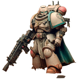 Sci-Fi Space Marine Vinyl Car Decal Sticker – Waterproof & UV-Resistant 3.4133333333333336"