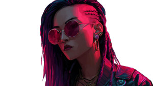 Cyberpunk Girl V49 Vinyl Car Decal Sticker – Waterproof & UV-Resistant 2.72" Cyberpunk Girl V49 Vinyl Car Decal Sticker – Waterproof & UV-Resistant 2.72"