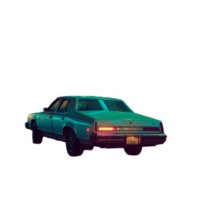 Neon Retro Car Vinyl Car Decal Sticker – Waterproof & UV-Resistant 6.826666666666667"