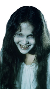Eerie Exorcist Girl Vinyl Car Decal Sticker – Waterproof & UV-Resistant 4.8533333333333335"