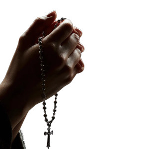 Woman Holding Rosary Vinyl Car Decal Sticker – Waterproof & UV-Resistant 3.4133333333333336" Woman Holding Rosary Vinyl Car Decal Sticker – Waterproof & UV-Resistant 3.4133333333333336"