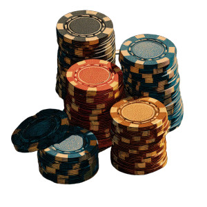 Luxurious Poker Chips Vinyl Car Decal Sticker – Waterproof & UV-Resistant 3.4133333333333336"