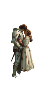 Knight And Bride Vinyl Car Decal Sticker – Waterproof & UV-Resistant 4.8533333333333335" Knight And Bride Vinyl Car Decal Sticker – Waterproof & UV-Resistant 4.8533333333333335"