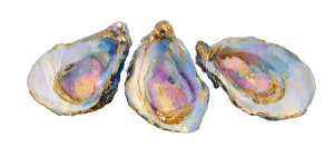 Oysters Painting Vinyl Car Decal Sticker – Waterproof & UV-Resistant 2.56"